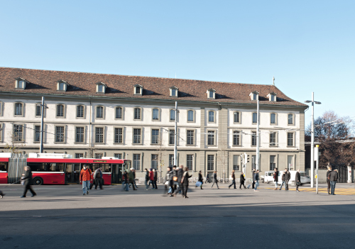 Bahnhofplatz in Bern