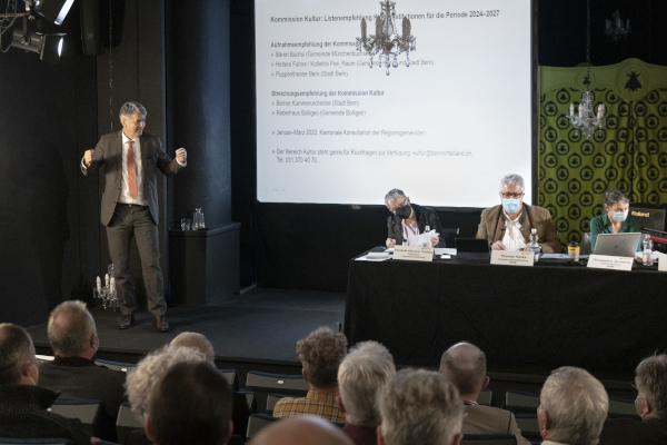 Regionalversammlung am 16. Dezember 2021 im Theater an der Effingerstrasse