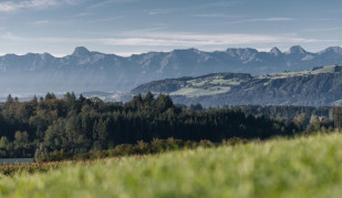 Blick auf Berner Voralpen