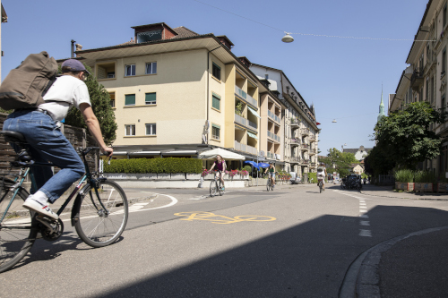 Velostrasse in der Berner Länggasse